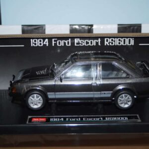 Sunstar ford escort rs 1600i 1984 graphite grey (rhd) ref h5000r 1:18 scale uk exclusive