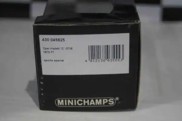 Minichamps opel kadett c coupe sport special 430 045625