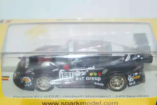 Spark porsche 911 gt3 r 24h spa 2020 1:43 resin sb395 ltd 500