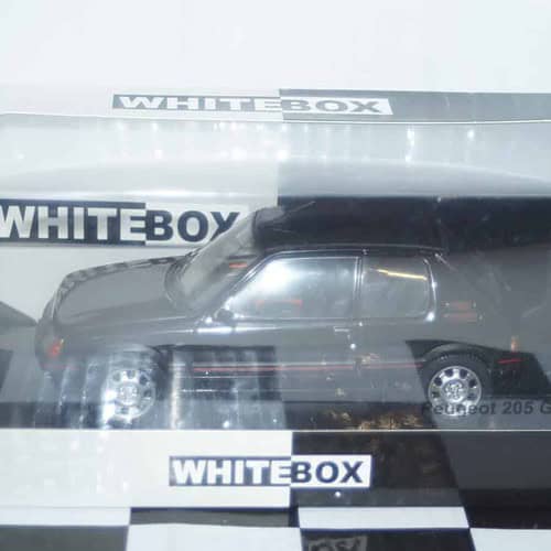 Whitebox peugeot 205 gti black1:24 wb124161