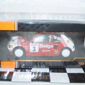 Ixo peugeot 205 t16 rally ypres #3 1985 rmc135.22 1:18 diecast