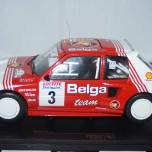Ixo peugeot 205 t16 rally ypres #3 1985 rmc135.22 1:18 diecast