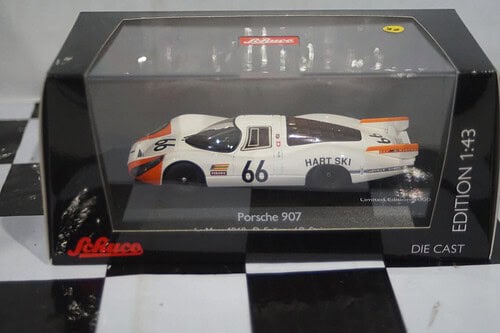Schuco porsche 907 #66 le mans 1968 ltd 1000 ref 45 036 2800