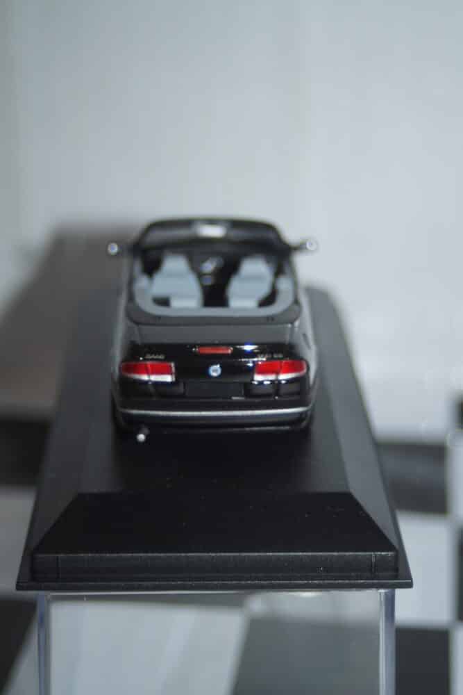 Minichamps (based) dealer box 900 9-3 Saab convertible in Black