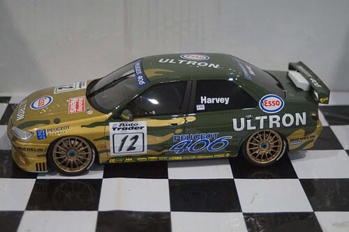 Otto peugeot 406 btcc ultron tim harvey 1:18 ot828