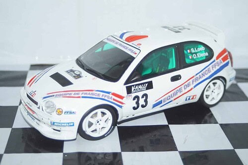 Otto toyota corolla wrc #9 catalunya 1998 auriol white 1:18 ot1102