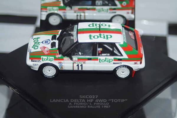 Vitesse / skid lancia delta "totip" sanremo 1987 ref skc027
