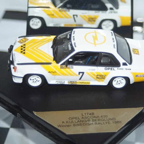 Vitesse opel ascona 400 #7 swedish rally 1980 ref l174b