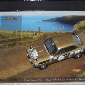 Trofeu ford escort mk1 duckries rally 1972 r.clark 1:43rd brl05
