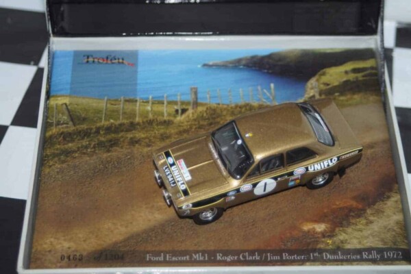 Trofeu ford escort mk1 duckries rally 1972 r.clark 1:43rd brl05