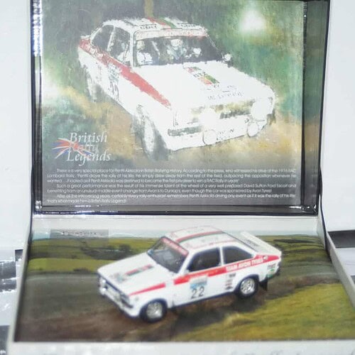 Trofeu ford escort mk1 duckries rally 1972 r.clark 1:43rd brl05