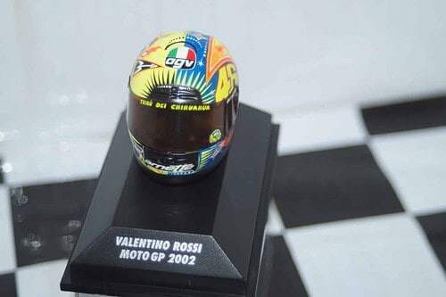 Minichamps rossi helmet moto gp 125 2002 ref 397 020046