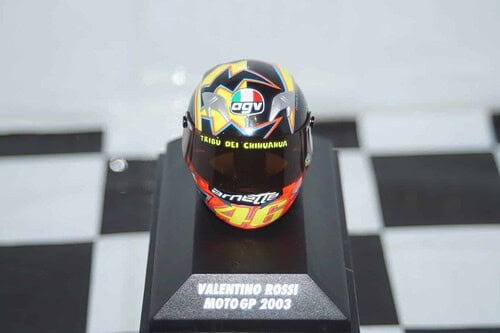 Minichamps rossi helmet moto gp 125 1999 ref 397 990046