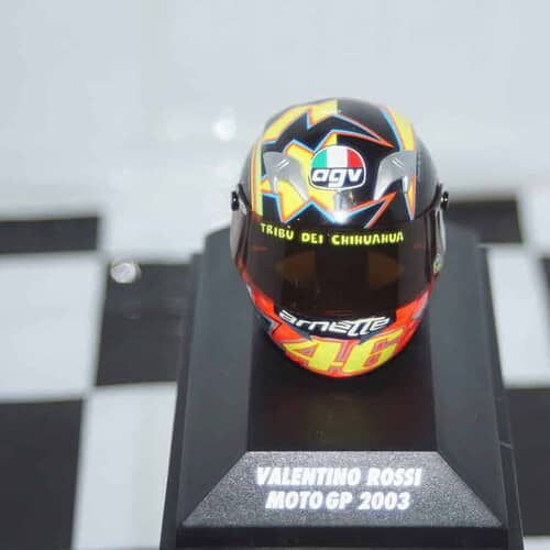 Minichamps rossi helmet moto gp 125 1999 ref 397 990046