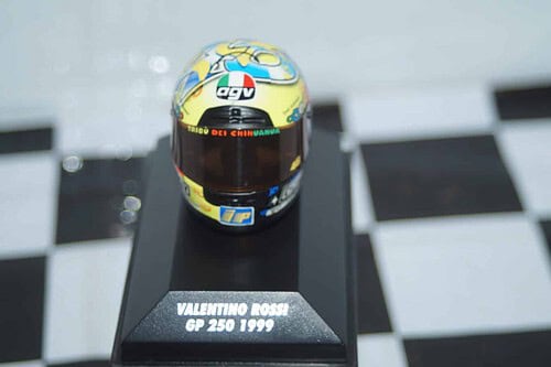 Minichamps rossi helmet moto gp 125 1999 ref 397 990046