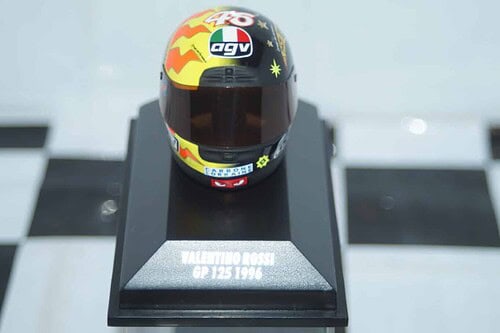 Minichamps rossi helmet moto gp 125 2003 ref 397 030046