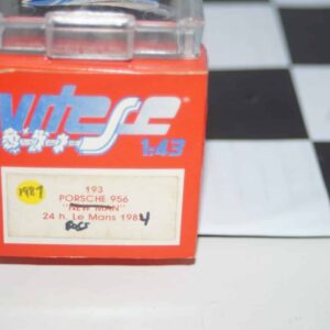 Vitesse porsche 956 24h le mans 1984 1:43 diecast ref 193 (wrong sleeve ,no decals)