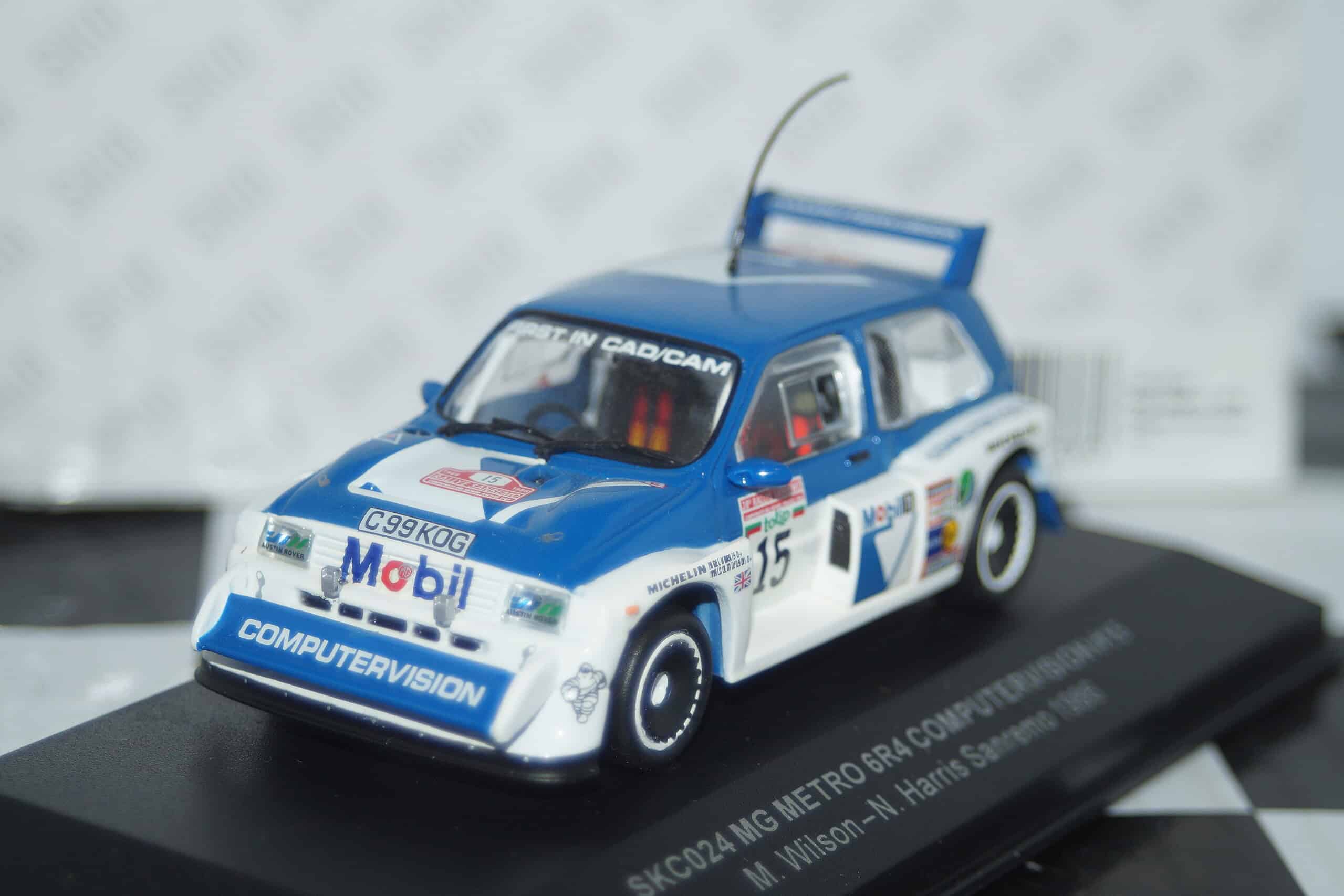 Vitesse / skid mg metro 6r4 #15 computervision san remo 1986 m.wilson 1:43 skc024