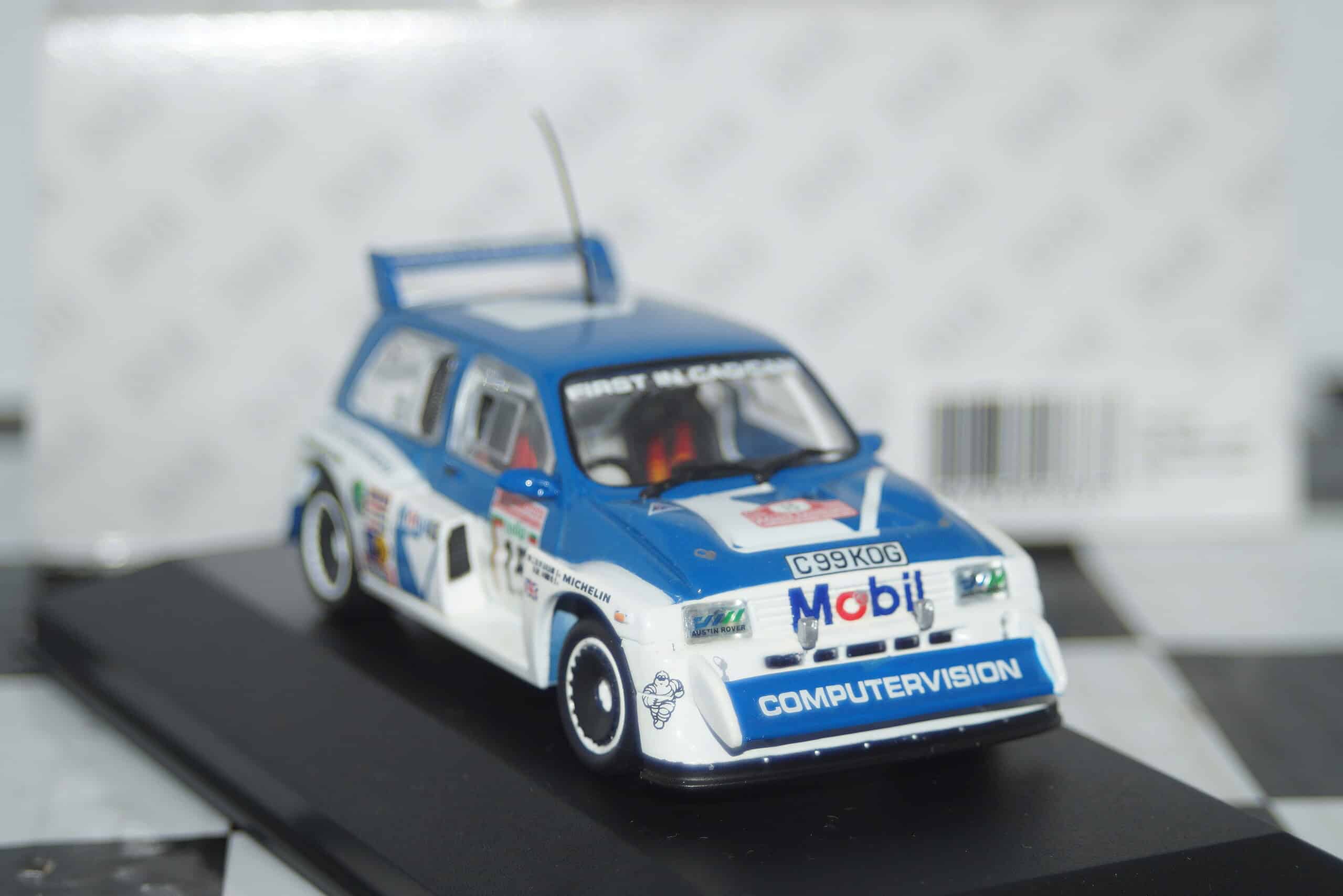 Vitesse / skid mg metro 6r4 #15 computervision san remo 1986 m.wilson 1:43 skc024