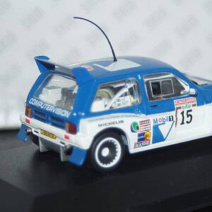 Vitesse / skid mg metro 6r4 #15 computervision san remo 1986 m.wilson 1:43 skc024