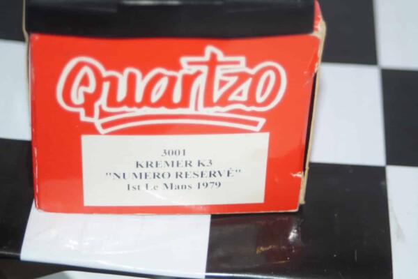 Quartzo porsche 935 kremer k3 "numero reserve" 1st le mans 1979 3001