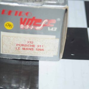 Vitesse porsche 911 le mans 1966 #35 1:43 diecast ref 332