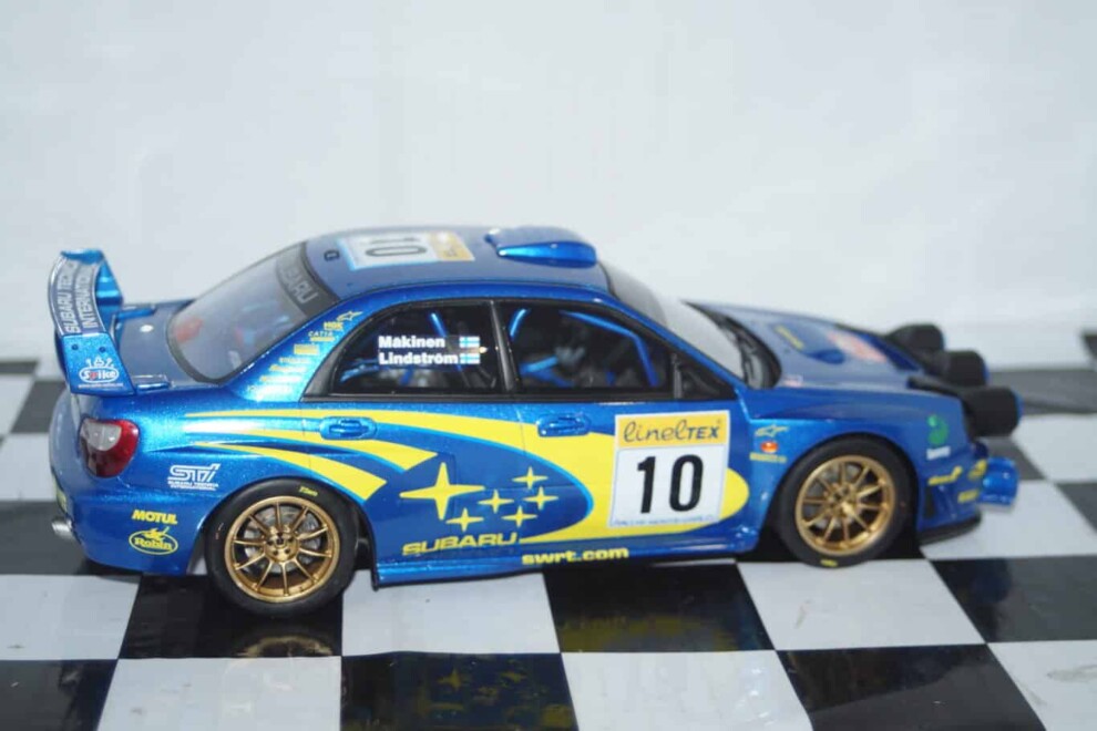 1/43 Subaru Impreza WRC , Monte Carlo 2002 , Tommi Makinen #10