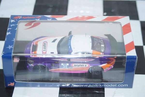 Spark mercedes-amg gt4 winner watkins glen 2019 1:43 ref us138