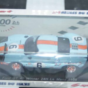 Spark ford gt 40 winner 24h le mans 1969 1:43 ref 43lm69