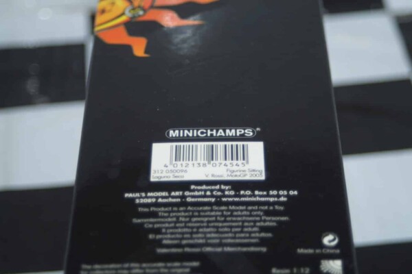 Minichamps yamaha v.rossi  figurine 2005  1:12th 312 050096