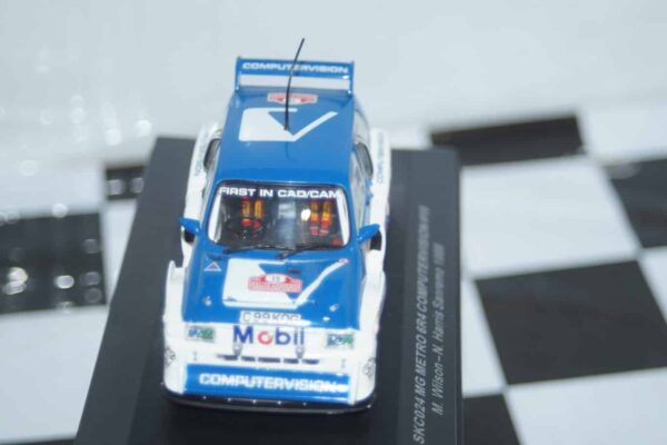 Vitesse / skid mg metro 6r4 #15 computervision san remo 1986 m.wilson 1:43 skc024