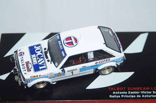 Altaya ixo talbot sunbeam lotus #1 rally asturias 1982 1/43
