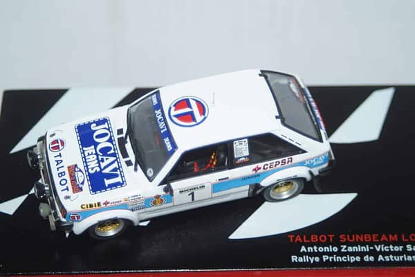 Altaya ixo talbot sunbeam lotus #1 rally asturias 1982 1/43