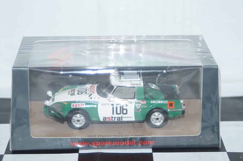 Spark citroen ds #106 paris dakar 1980 1:43 resin s5537