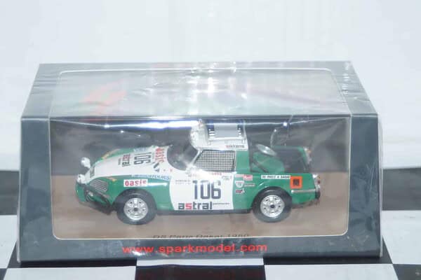 Spark citroen ds #106 paris dakar 1980 1:43 resin s5537