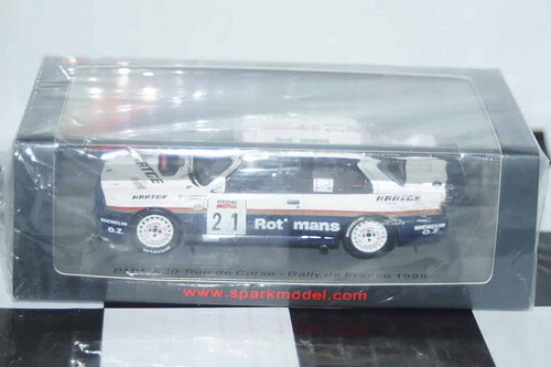 Spark bmw m3 tour de corse rally de france 1989 1:43 s8485