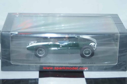 Spark cooper t51 winner monaco gp 1959 jack brabham 1:43 resin s8039