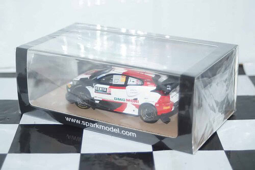 Spark toyota gr yaris rally 1 2nd rally safari kenya 2022 e.evans 1:43 resin s6708