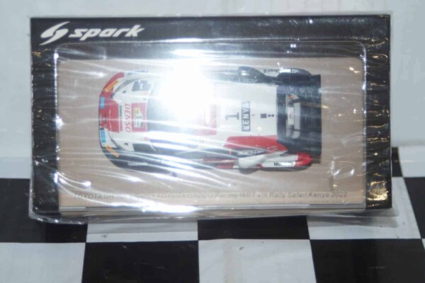 Spark toyota gr yaris rally 1 4th safari kenya 2022 s.ogier 1:43 resin s6707