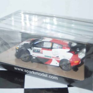 Spark toyota gr yaris rally 1 4th safari kenya 2022 s.ogier 1:43 resin s6707