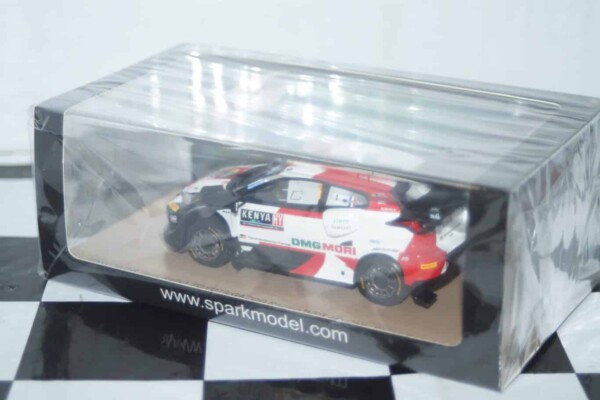 Spark toyota gr yaris rally 1 4th safari kenya 2022 s.ogier 1:43 resin s6707