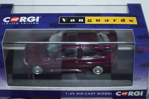 Vanguards ford escort cosworth monte carlo maroon 1/43 ref  va14803