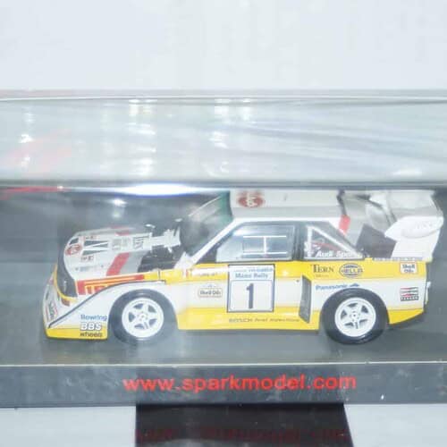 Audi sport quattro s1 e2 ulster1985 1:43 spark resin s7898