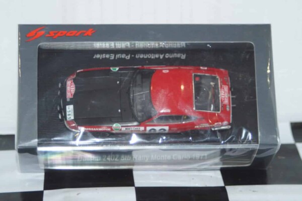 Spark datsun 240z rally monte carlo 1971 1:43 resin s6283