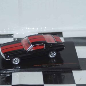 Ixo ford mustang fastback custom 1967 diecast 1:43 clc478n.22 black and red