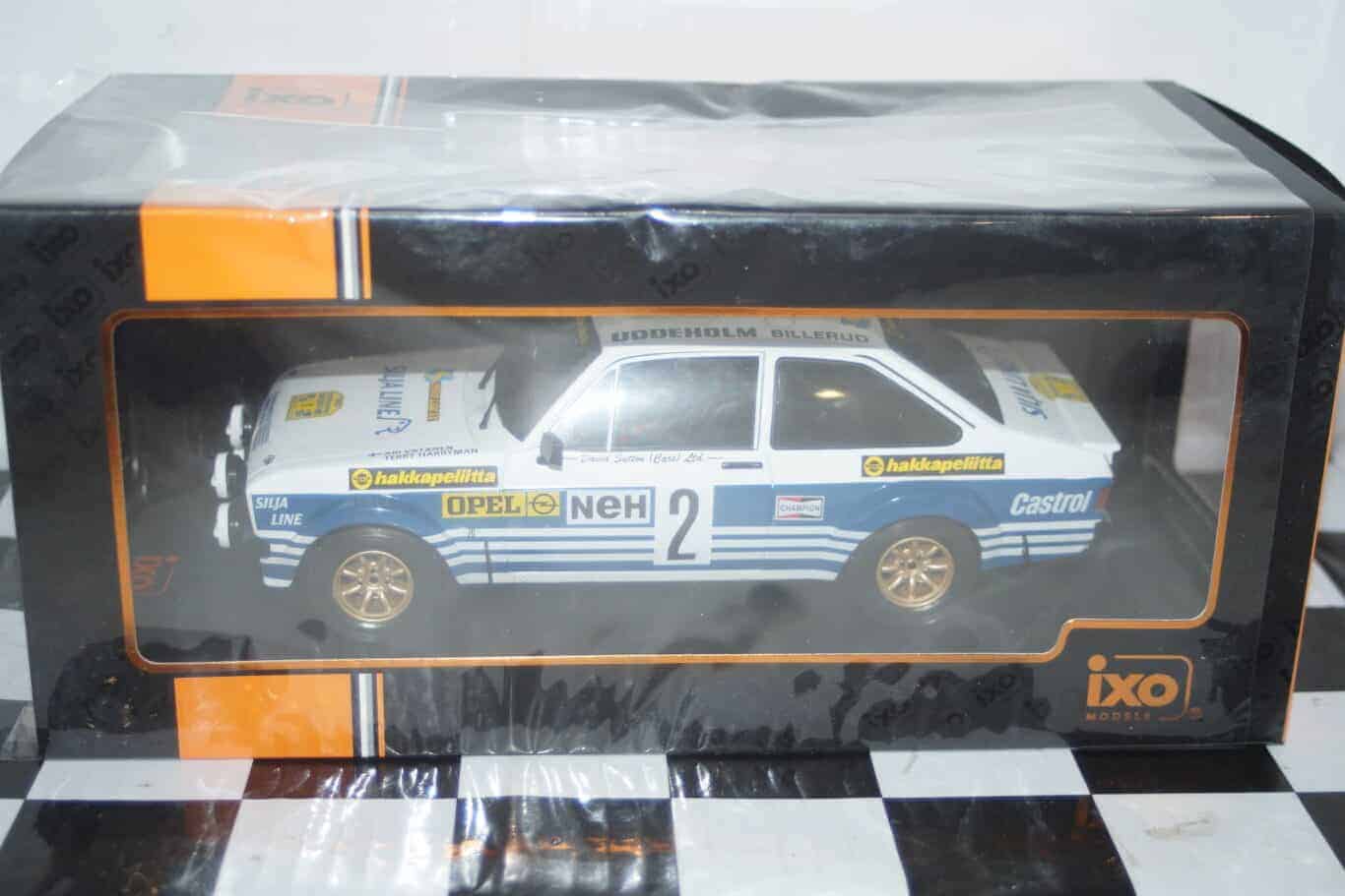 IXO Ford Escort MK II RS 1800 #2 A. Vatanen Rally Sweden 1982 118 18rmc142lq 22