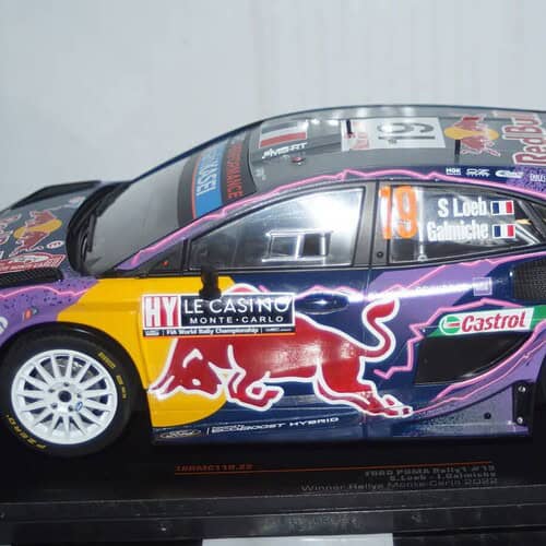 Ixo ford puma #19  winner in the monte carlo 2022 s.loeb ref rmc110.22