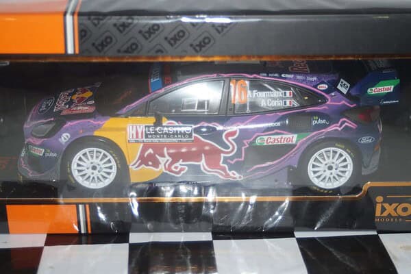 Ixo ford puma #19  winner in the monte carlo 2022 s.loeb ref rmc110.22