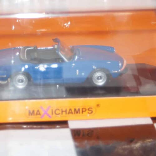 Maxichamps triumph spitfire mk iv 1972 blue 1:43 940 132531