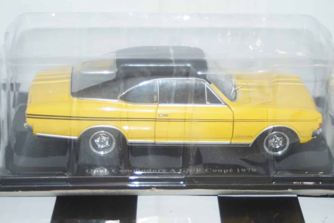 Altaya IXO Opel Commodore A GS/E 1970 Yellow 1/24 Diecast G1648004